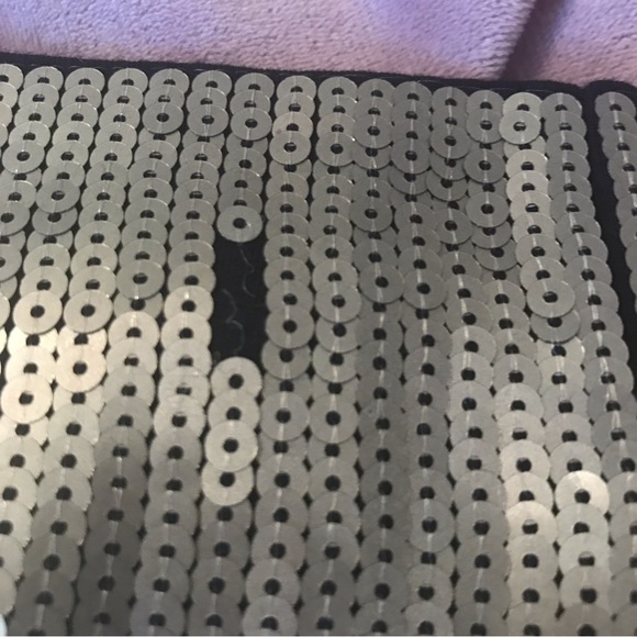 Express Sequin Art Deco Mini Dress Mesh Back Sz XS - Picture 4 of 5